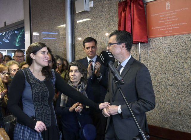 La ciudad rinde homenaje a Pedro Soler y le honra con el lugar desde el que ´vio a Murcia pasar´ en la Plaza de Verónicas - 3, Foto 3