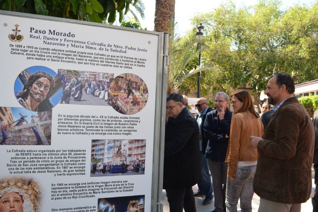 La Glorieta acoge una exposición temporal de la Semana Santa aguileña - 1, Foto 1