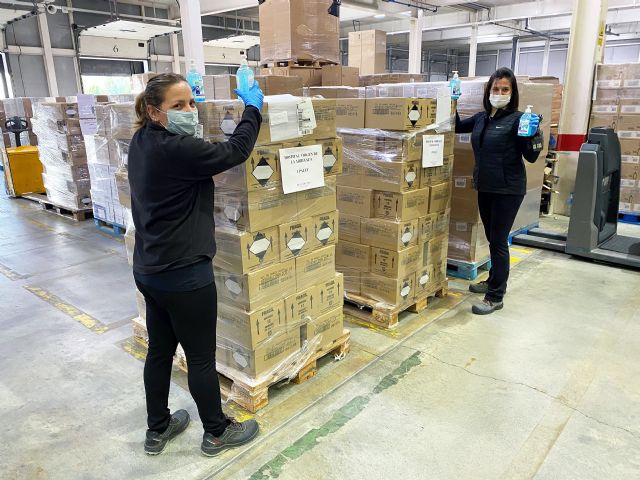 Marvimundo dona cerca de 3.000 unidades de gel higienizante a los principales hospitales de Murcia - 1, Foto 1