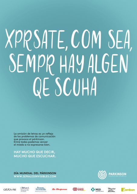 Desaparecen letras para concienciar sobre la enfermedad de parkinson - 3, Foto 3