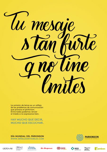 Desaparecen letras para concienciar sobre la enfermedad de parkinson - 4, Foto 4