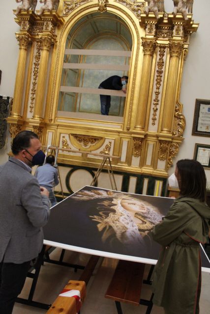 La imagen de Nuestra Señora de los Dolores, Patrona de Águilas, es trasladada al Centro de Restauración de la Comunidad Autónoma - 2, Foto 2