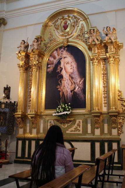 La imagen de Nuestra Señora de los Dolores, Patrona de Águilas, es trasladada al Centro de Restauración de la Comunidad Autónoma - 3, Foto 3