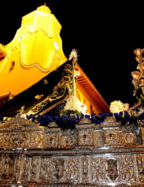 VIERNES DE DOLORES- Sale la primera procesión a las calles de Alcantarilla, con Nuestra Señora de los Dolores - 1, Foto 1