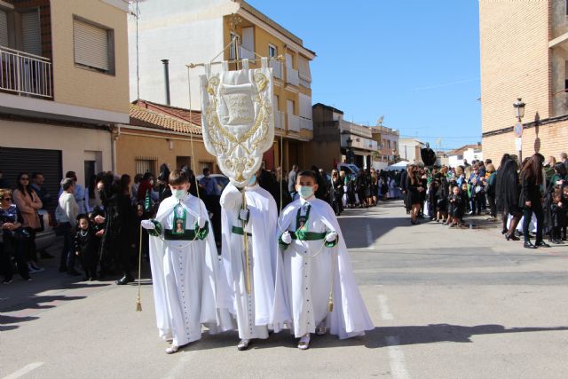 El traslado de San Juan Evangelista con los niños del colegio San Pedro Apóstol marca el inicio de los desfiles procesionales - 3, Foto 3