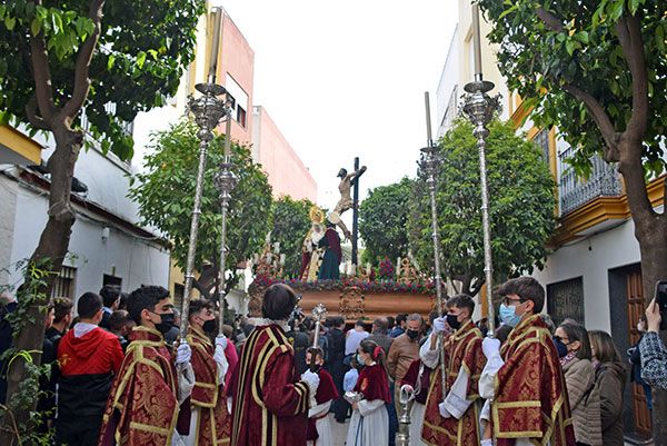 El Cristo de la Clemencia y la Virgen de de la Fe y Entrega bendijo cada rincón de su barrio sevillano - 4, Foto 4