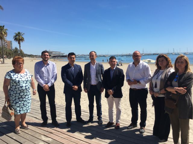 El consejero de Cultura, Turismo y Medio Ambiente, Javier Celdrán dedicó su primera visita oficial a San Javier - 1, Foto 1