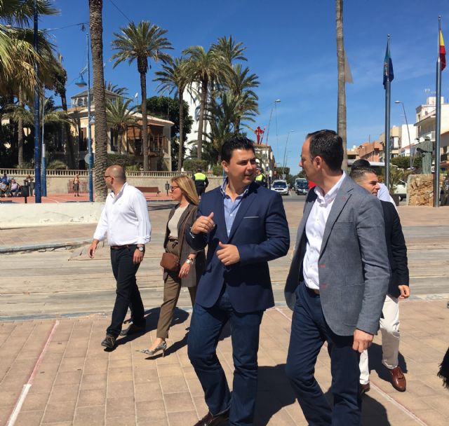 El consejero de Cultura, Turismo y Medio Ambiente, Javier Celdrán dedicó su primera visita oficial a San Javier - 2, Foto 2