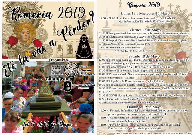 La XXVII Romería Rociera de la peña Rincón Pulpitero propone un amplio programa de actividades - 5, Foto 5