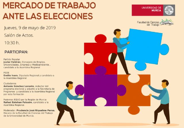 El mercado de trabajo protagoniza un debate político en la Universidad de Murcia - 1, Foto 1