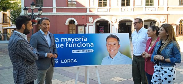 La mayoría que funciona, lema de campaña del PP que reivindica el apoyo útil de los ciudadanos para un gobierno de gestión que sólo pacte con los lorquinos - 1, Foto 1