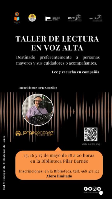 La Red Municipal de Bibliotecas de Lorca organiza los talleres de lectura en voz alta y narración oral destinados a personas mayores y a sus cuidadores y acompañantes - 2, Foto 2