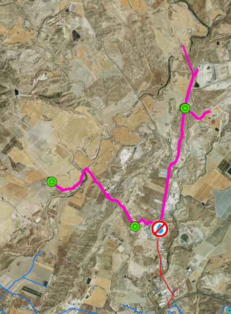 Corte de suministro de agua en varios tramos de la Carretera de Caravaca - 1, Foto 1