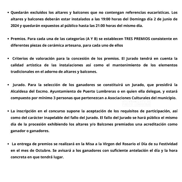 El Ayuntamiento de Puerto Lumbreras organiza el VII Concurso de Altares y Balcones con motivo de la procesión del Corpus Christi - 3, Foto 3