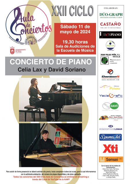 Concierto de piano. David Soriano y Celia Lax - 1, Foto 1