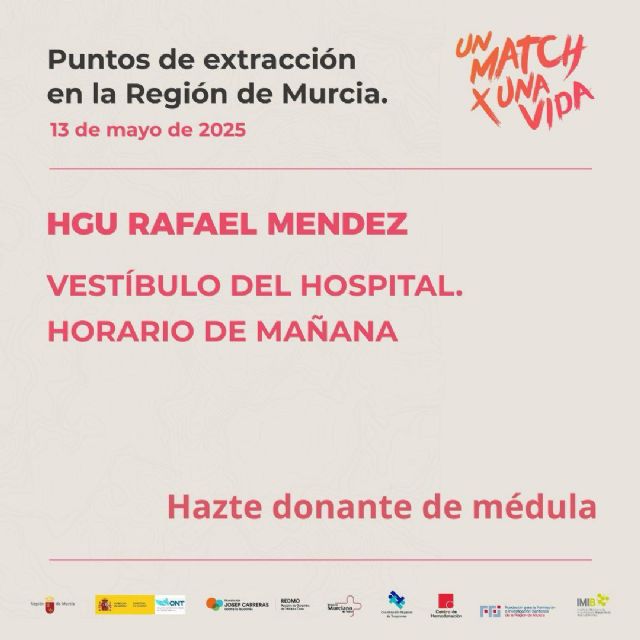 El Hospital Rafael Méndez y el Campus Universitario de Lorca acogen una jornada de donación de médula ósea con motivo del Día Regional del Donante de Órganos - 1, Foto 1