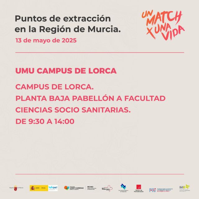 El Hospital Rafael Méndez y el Campus Universitario de Lorca acogen una jornada de donación de médula ósea con motivo del Día Regional del Donante de Órganos - 3, Foto 3