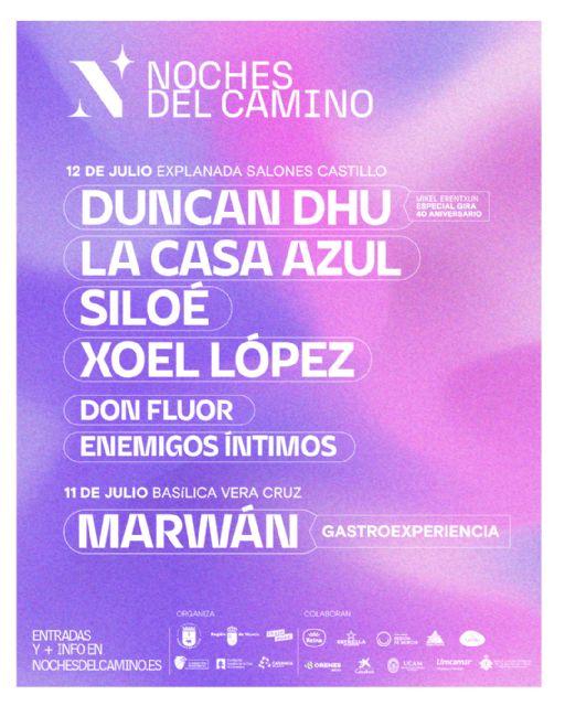 Siloé pone la guinda final al cartel la segunda edición del festival ´Las Noches del Camino´ en Caravaca - 1, Foto 1
