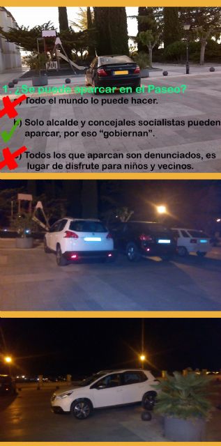El PP critica que alcalde y concejales socialistas aparquen en la plaza del Paseo de la Concepción - 1, Foto 1
