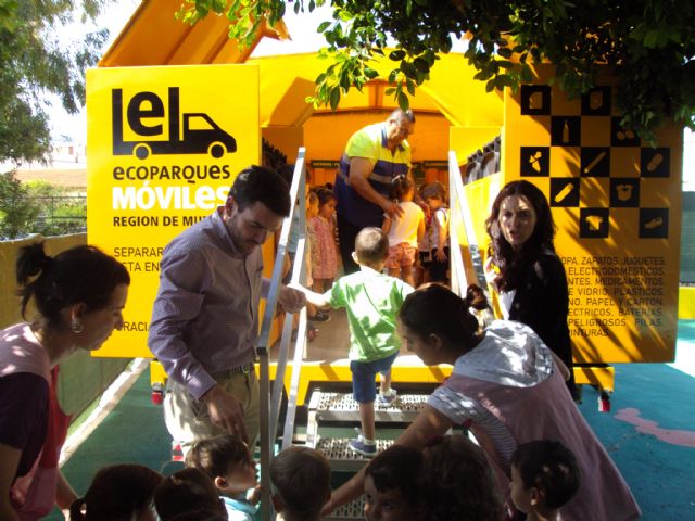 Los alumnos de 2 años de la Escuela de Preescolar recibieron la visita del eco parque móvil - 3, Foto 3