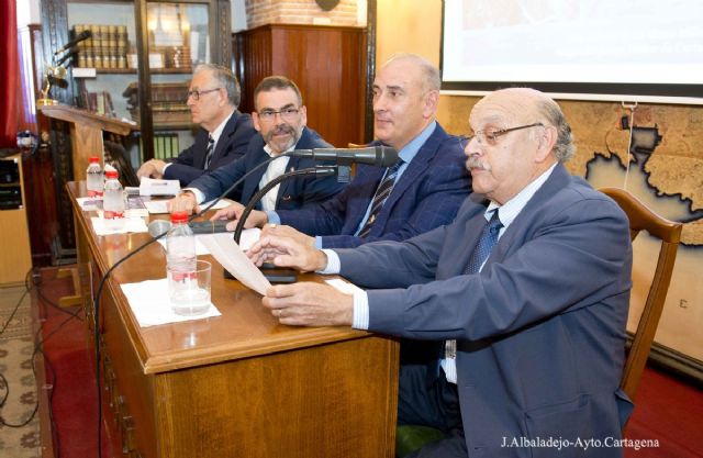 Jose Antonio de las Heras presento su libro sobre la maqueta de la Cartagena Ilustrada del siglo XVIII - 1, Foto 1
