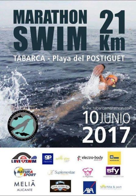 El nadador totanero José Miguel Cano apoyará a D´Genes con sus brazadas en la Marathon Swin 21 kilómetros, desde Tabarca a Alicante, Foto 2