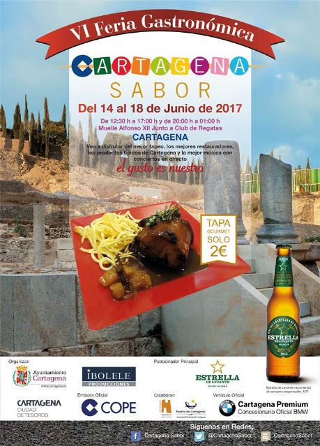 Estrella de Levante premiará la tapa más popular en ´Cartagena Sabor 2017´ - 1, Foto 1