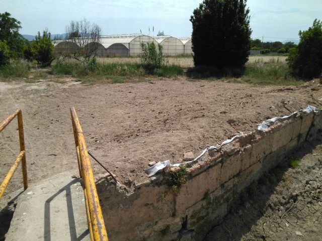 Huermur denuncia que el ayuntamiento ha sepultado los restos arqueológicos para los que pidió protección en el Molino de la Pólvora - 2, Foto 2