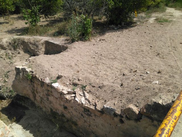 Huermur denuncia que el ayuntamiento ha sepultado los restos arqueológicos para los que pidió protección en el Molino de la Pólvora - 3, Foto 3
