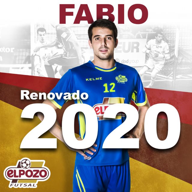 Fabio amplía su contrato con ElPozo Murcia FS hasta Junio de 2020 - 1, Foto 1