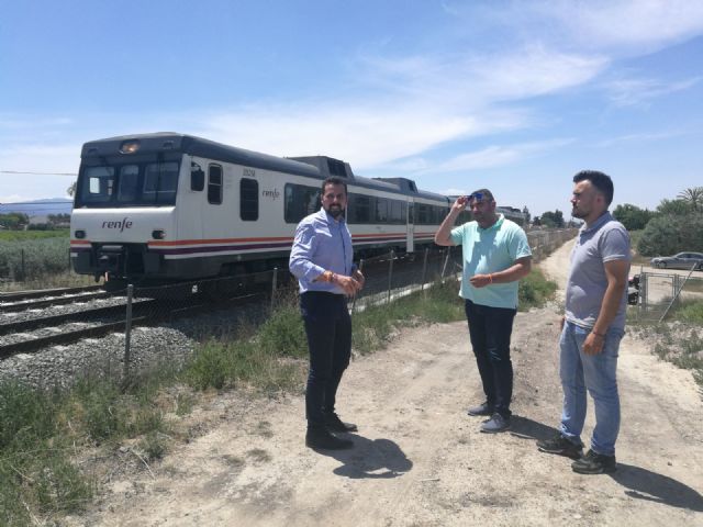 Cs pide la adecuación del carril de Las Vegas para agilizar el tráfico en la zona de Senda de los Garres tras el cierre del paso a nivel - 1, Foto 1