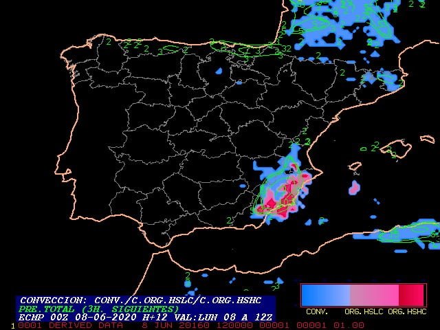 Se activa el aviso naranja por tormentas en el Valle del Guadalentín - 1, Foto 1