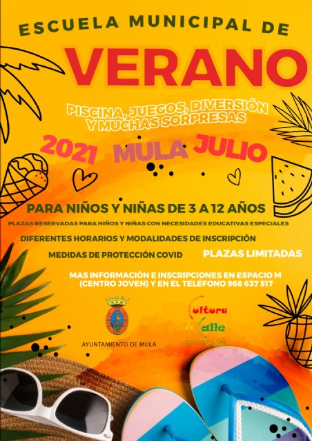 Abierto el plazo para inscribirse en la Escuela Municipal de Verano 2021 - 1, Foto 1