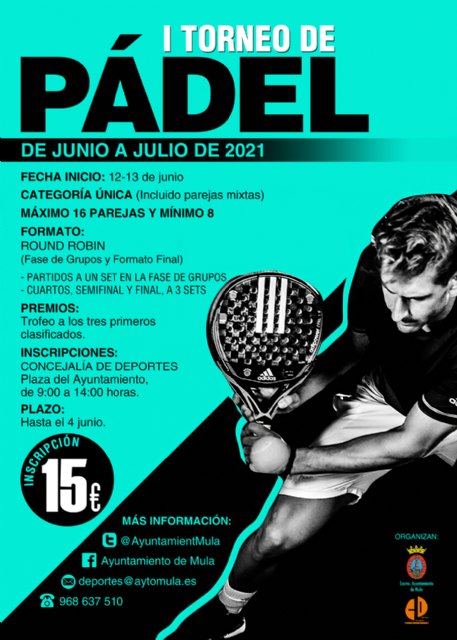 I Torneo de pádel: Normas, listado de participantes y encuentros - 1, Foto 1