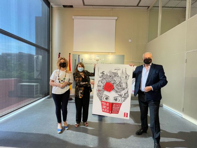 Presentación del cartel ganador de la Feria del Libro 2021 - 1, Foto 1