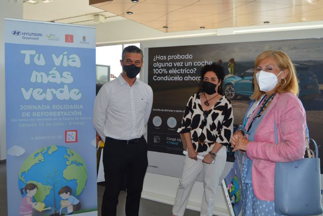 Los empleados de Hyundai Gasmovil y los usuarios de Astrapace reforestarán la Vía Verde del Noroeste - 1, Foto 1