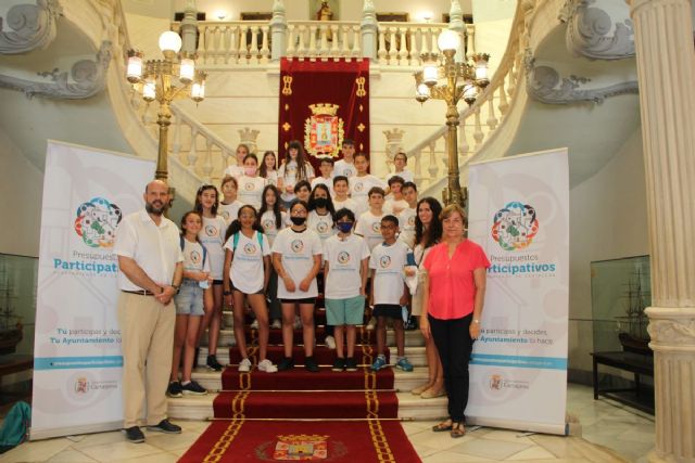 Continúan las visitas al Palacio Consistorial de colegios participantes en los Presupuestos Participativos - 1, Foto 1