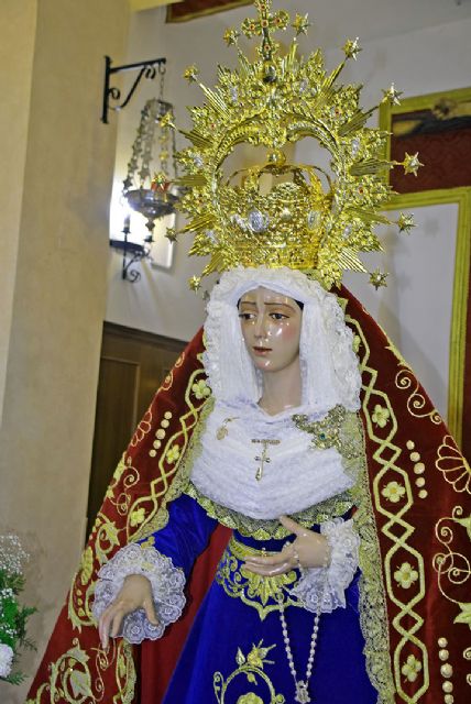 En el Oratorio de la Asociación de Fieles, se realizó la meditación y el rezo del santo rosario en el Besamanos de la Virgen de la Fe y entrega de Sevilla - 5, Foto 5