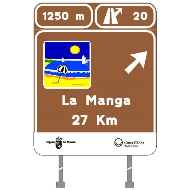 La Consejería de Fomento instalará señales en las carreteras para potenciar los atractivos turísticos de la Región - 2, Foto 2