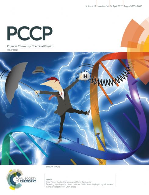 Una investigación de la UCAM para modificar el ADN con electroterapia, portada de la Physical Chemistry Chemical Physics - 1, Foto 1