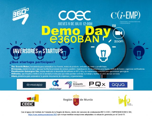 Cinco startups buscarán financiación privada en el Demo Day e360BAN organizado por COEC - 1, Foto 1