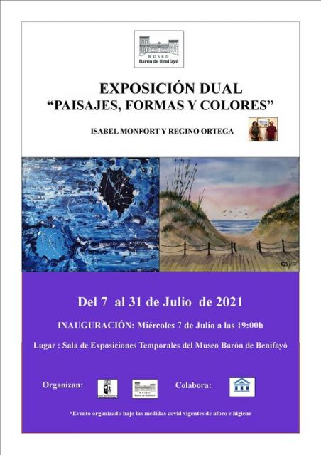 El Museo Barón de Benifayó acoge la exposición dual  Paisajes, formas y colores - 3, Foto 3