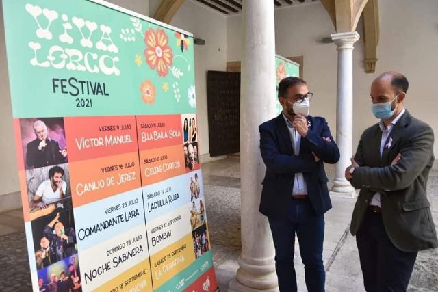 Víctor Manuel y la gira de regreso de Ella Baila Sola, en su único concierto en la Región de Murcia, protagonizan el inicio del Festival Viva Lorca 2021 - 2, Foto 2