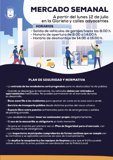 El mercado semanal cuenta con un Plan de Seguridad y nueva normativa para una actividad más regulada, ordenada y limpia - 2, Foto 2
