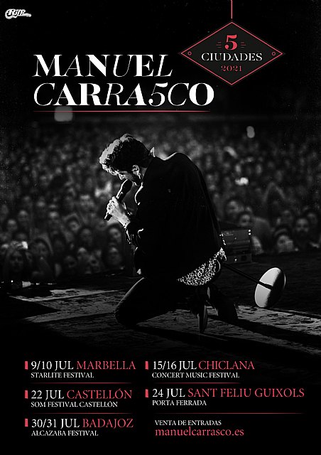 Manuel Carrasco vuelve a los escenarios - 1, Foto 1