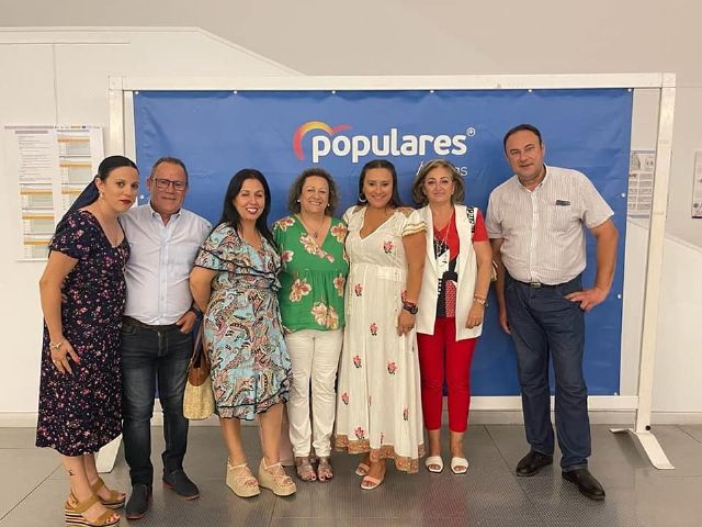El PP de Las Torres de Cotillas acompaña a Eva Reverte en su elección como Presidenta de los populares de Águilas - 1, Foto 1