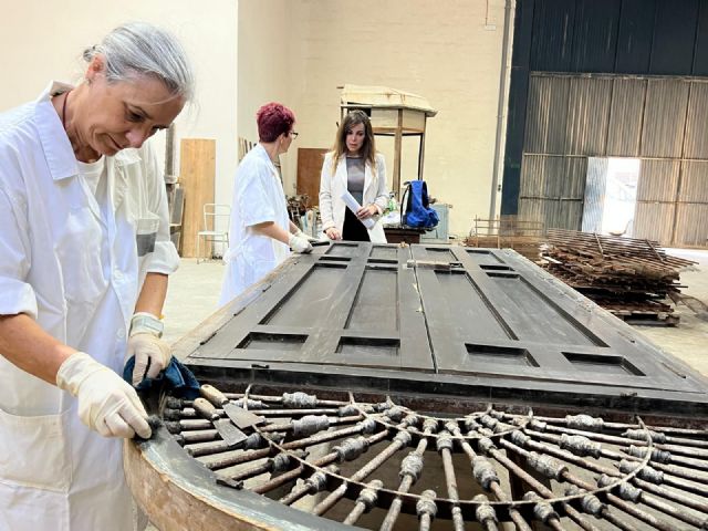 La restauración de los elementos singulares de la Cárcel Vieja entra en su fase final - 1, Foto 1