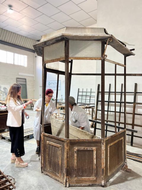 La restauración de los elementos singulares de la Cárcel Vieja entra en su fase final - 2, Foto 2