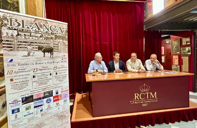 El Ayuntamiento de Blanca presenta la programación de la feria taurina en honor a San Roque 2025 - 3, Foto 3