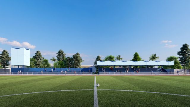 Comienzas las obras de mejora en el polideportivo municipal de La Unión para fomentar el turismo deportivo sostenible - 1, Foto 1